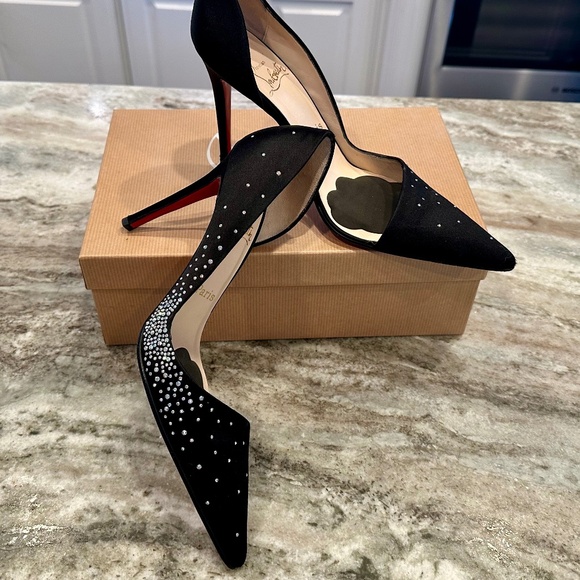 Christian Louboutin Strass Helmoon d’Orsay Pumps – Size 38 – Vintage 2004 - Picture 2 of 8